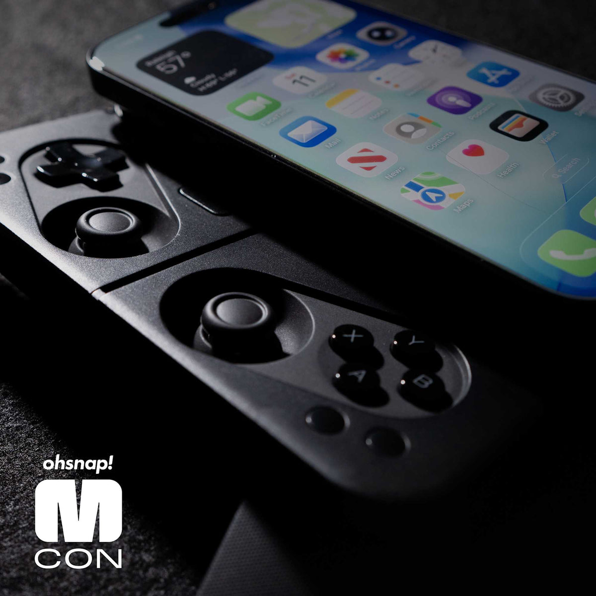 Ohsnap MCON Magnetic Mobile Game Controller Full Color - Black - Photo 11