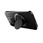 Ohsnap Snap Grip Magnetic Phone Grip and Stand Full Color - Black - Left Angle 4