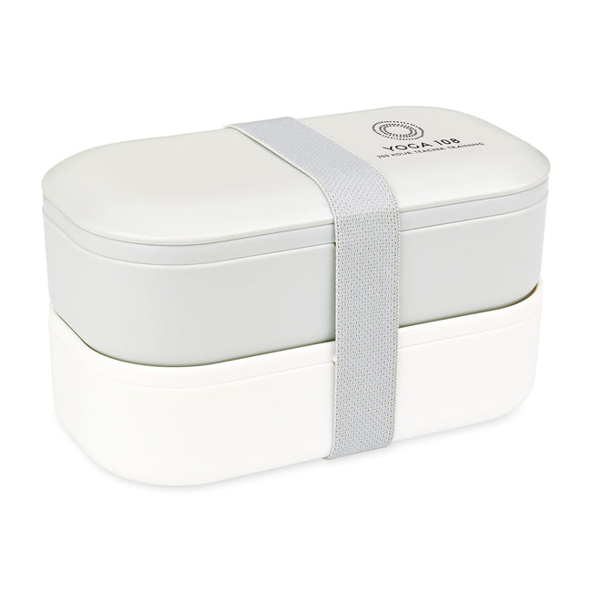 Oishii Two Tier Bento Box with Utensils