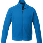 Okapi Performance Full Zip Knit Jacket for Men Laser Engraving - Olympic Blue - Front