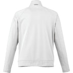 Okapi Performance Full Zip Knit Jacket for Men Laser Engraving - White - Back Flat