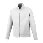 Okapi Performance Full Zip Knit Jacket for Men Laser Engraving - White - Flat