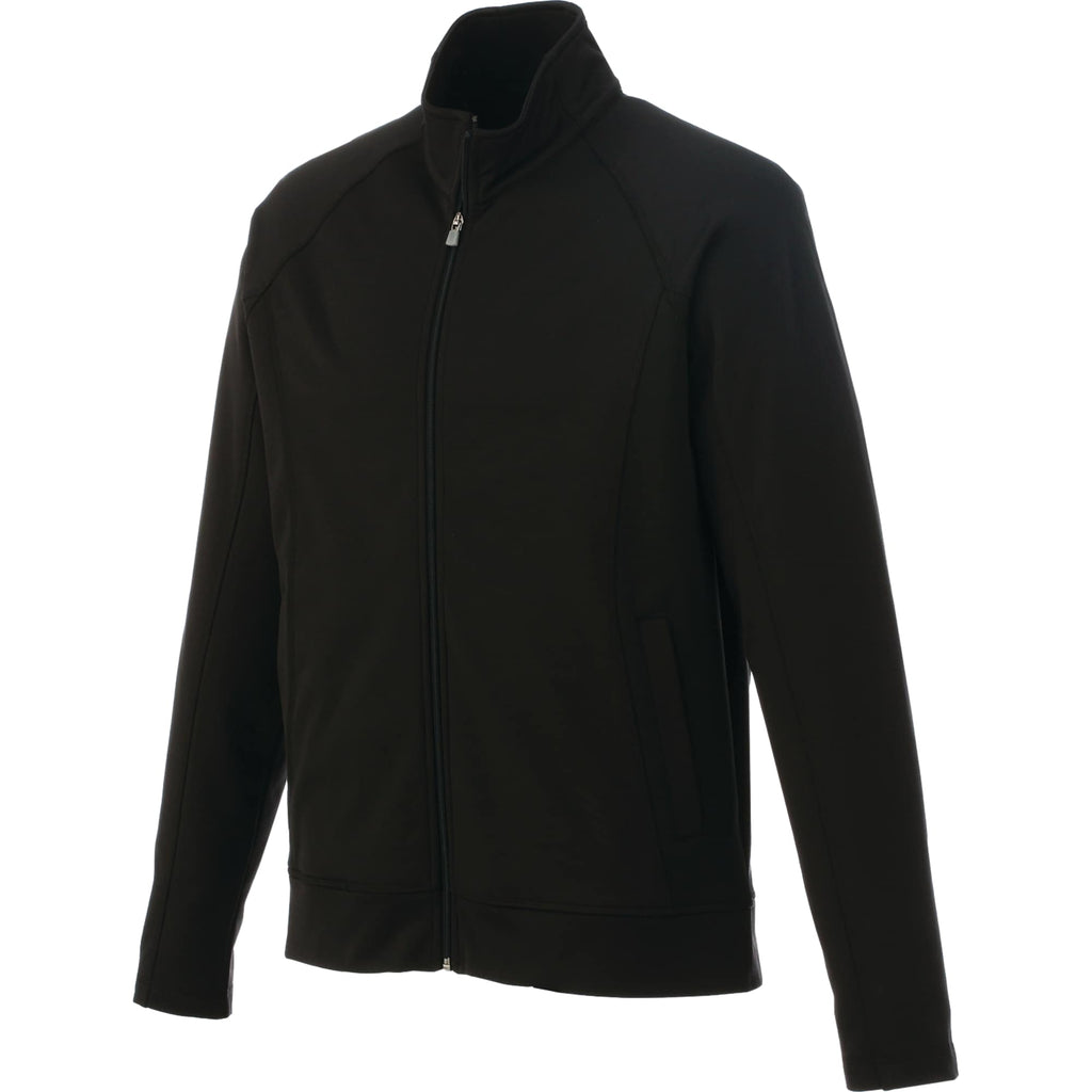 Okapi Performance Full Zip Knit Jacket for Men Transfer - Black - Flat