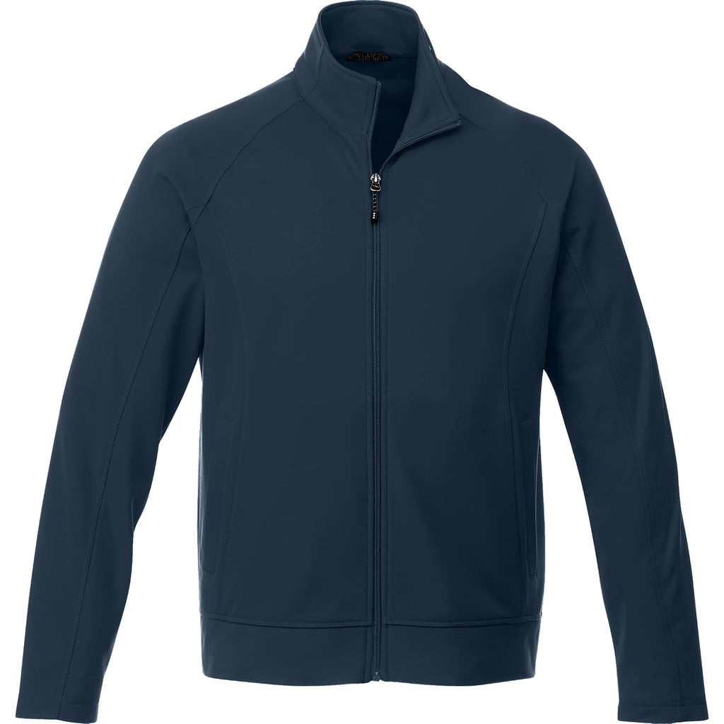 Okapi Performance Full Zip Knit Jacket for Men Transfer - Navy - Front