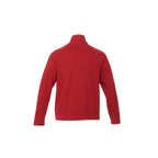 Okapi Performance Full Zip Knit Jacket for Men Transfer - Team Red - Back Flat