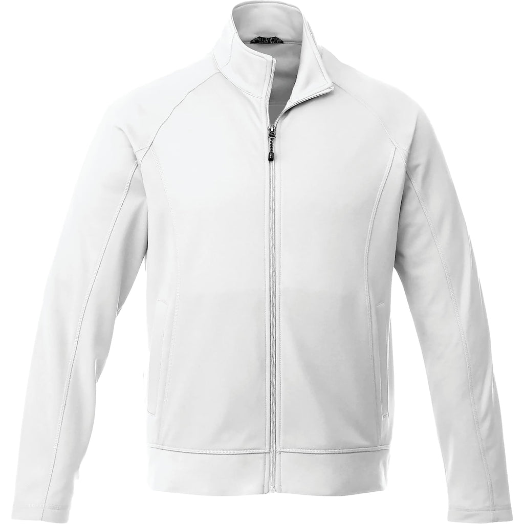 Okapi Performance Full Zip Knit Jacket for Men Transfer - White - Front