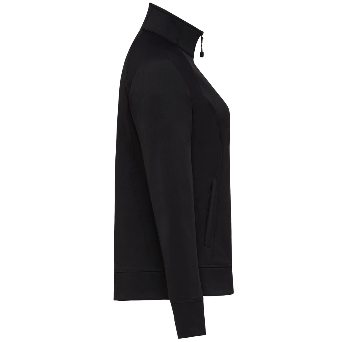 Okapi Performance Full Zip Knit Jacket for Women Debossing - Black - Right Side