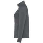 Okapi Performance Full Zip Knit Jacket for Women Debossing - Grey Storm - Left Side