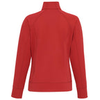 Okapi Performance Full Zip Knit Jacket for Women Debossing - Team Red - Back
