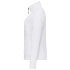Okapi Performance Full Zip Knit Jacket for Women Debossing - White - Left Side
