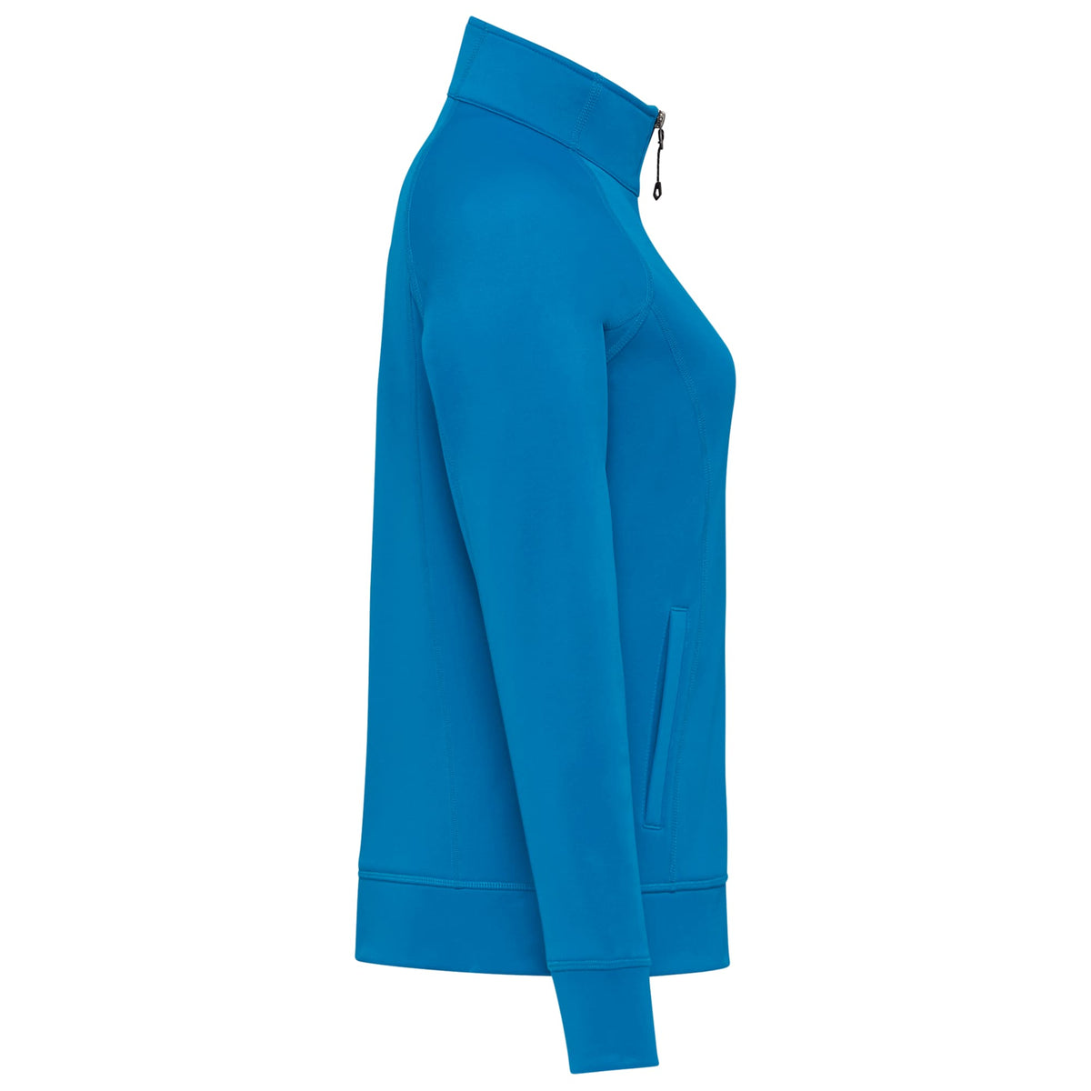 Okapi Performance Full Zip Knit Jacket for Women Embroidery - Olympic Blue - Right Side