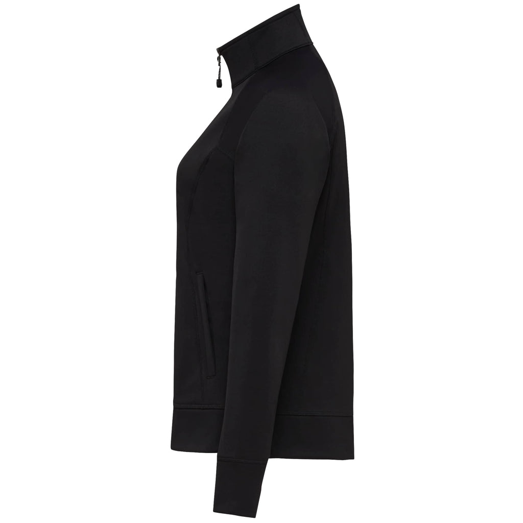 Okapi Performance Full Zip Knit Jacket for Women Transfer - Black - Left Side