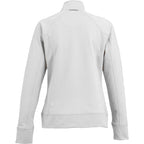 Okapi Performance Full Zip Knit Jacket for Women Transfer - White - Back Flat