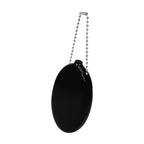 Old School Coin Pouch Keychain That Squeezes - Black - Back_Angle