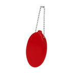 Old School Coin Pouch Keychain That Squeezes - Red - Back_Angle