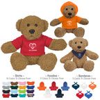 Ole Time Rag Bear Plush Toy, 6 Inch