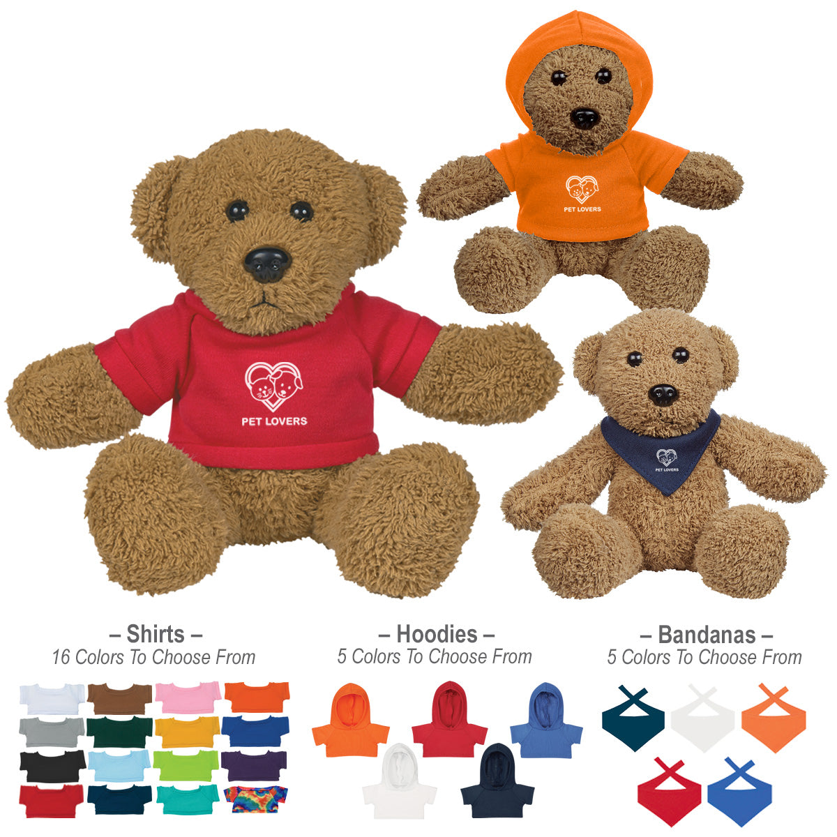 Ole Time Rag Bear Plush Toy, 6 Inch
