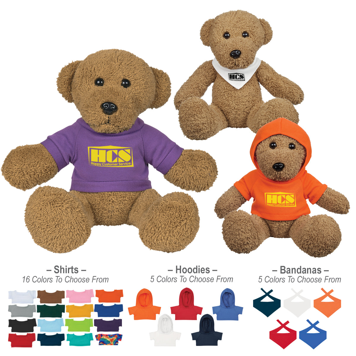 Ole Time Rag Bear Plush Toy, 8.5 Inch - 8 ½" Ole' Time Rag Bear