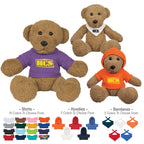 Ole Time Rag Bear Plush Toy, 8.5 Inch