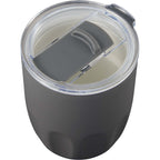 Olla Ceramic Lined Vacuum Coffee Cup, 10 oz Laser Engraving - Charcoal - Detail 3
