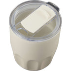 Olla Ceramic Lined Vacuum Coffee Cup, 10 oz Laser Engraving - Cream - Detail 2