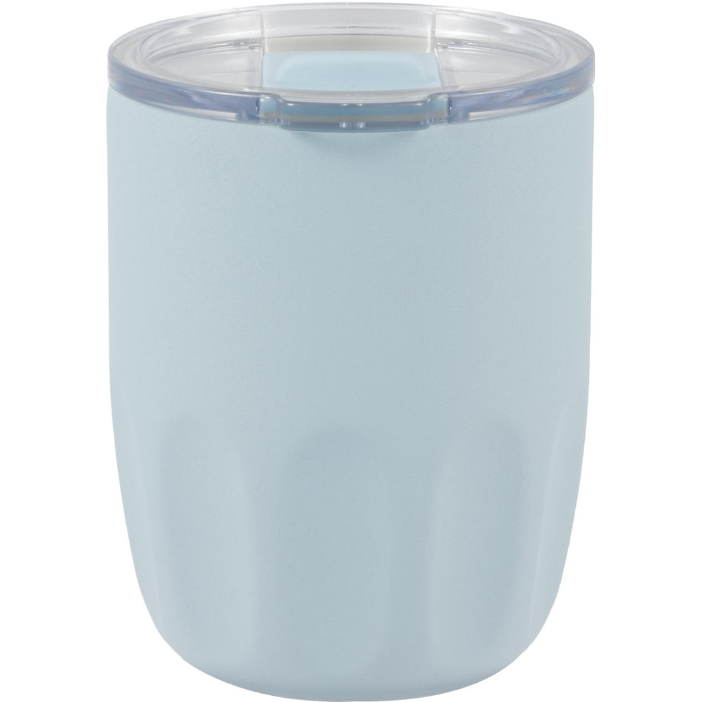 Olla Ceramic Lined Vacuum Coffee Cup, 10 oz Laser Engraving - Light Blue - Back