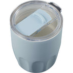 Olla Ceramic Lined Vacuum Coffee Cup, 10 oz Laser Engraving - Light Blue - Detail 3