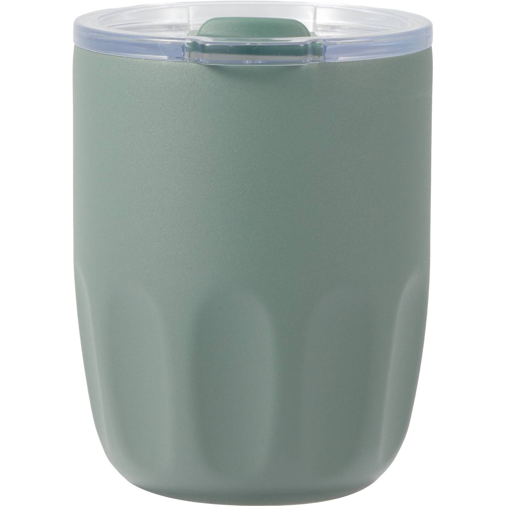 Olla Ceramic Lined Vacuum Coffee Cup, 10 oz Laser Engraving - Sage - Back
