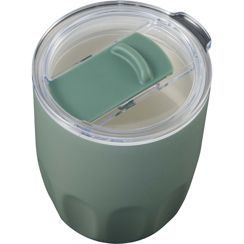 Olla Ceramic Lined Vacuum Coffee Cup, 10 oz Laser Engraving - Sage - Detail 3