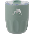 Olla Ceramic Lined Vacuum Coffee Cup, 10 oz Laser Engraving - Sage - Front