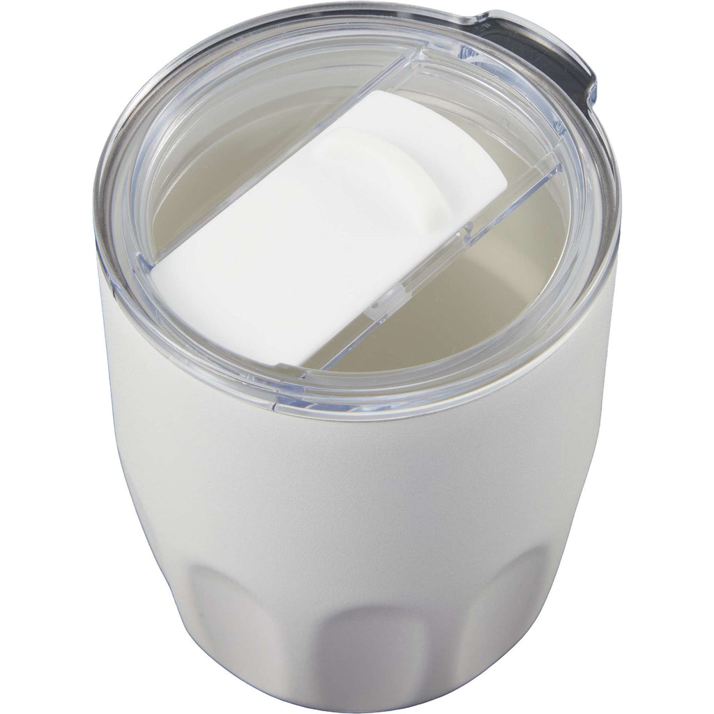 Olla Ceramic Lined Vacuum Coffee Cup, 10 oz Laser Engraving - White - Detail 3