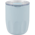 Olla Ceramic Lined Vacuum Coffee Cup, 10 oz - Light Blue - Back
