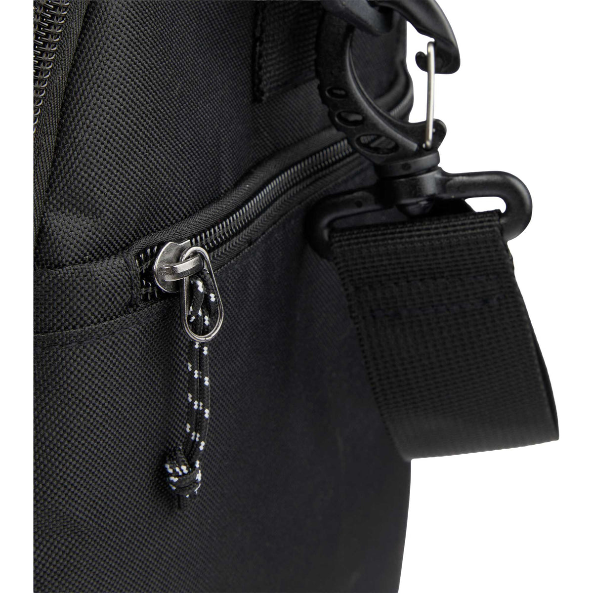 Olympus Garment Duffel Bag in Recycled Polyester Embroidery - Black - Detail 2