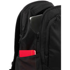 Olympus Recycled Laptop Backpack, 15 Inch Embroidery - Black - Detail