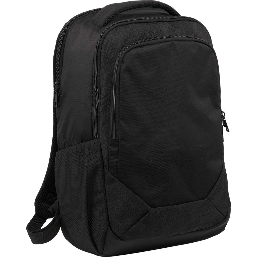 Olympus Recycled Laptop Backpack, 15 Inch Transfer - Black - Right Angle