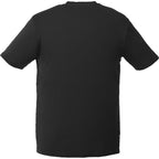 Omi Performance Tech Tee for Men Embroidery - Black - Back Flat
