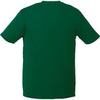 Omi Performance Tech Tee for Men Embroidery - Forest Green - Back Flat