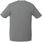 Omi Performance Tech Tee for Men Embroidery - Steel Grey - Back Flat