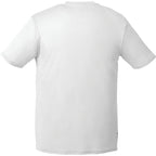 Omi Performance Tech Tee for Men Embroidery - White - Back Flat