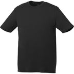 Omi Performance Tech Tee for Men Laser Engraving - Black - Front Flat