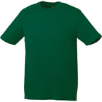 Omi Performance Tech Tee for Men Laser Engraving - Forest Green - Front Flat