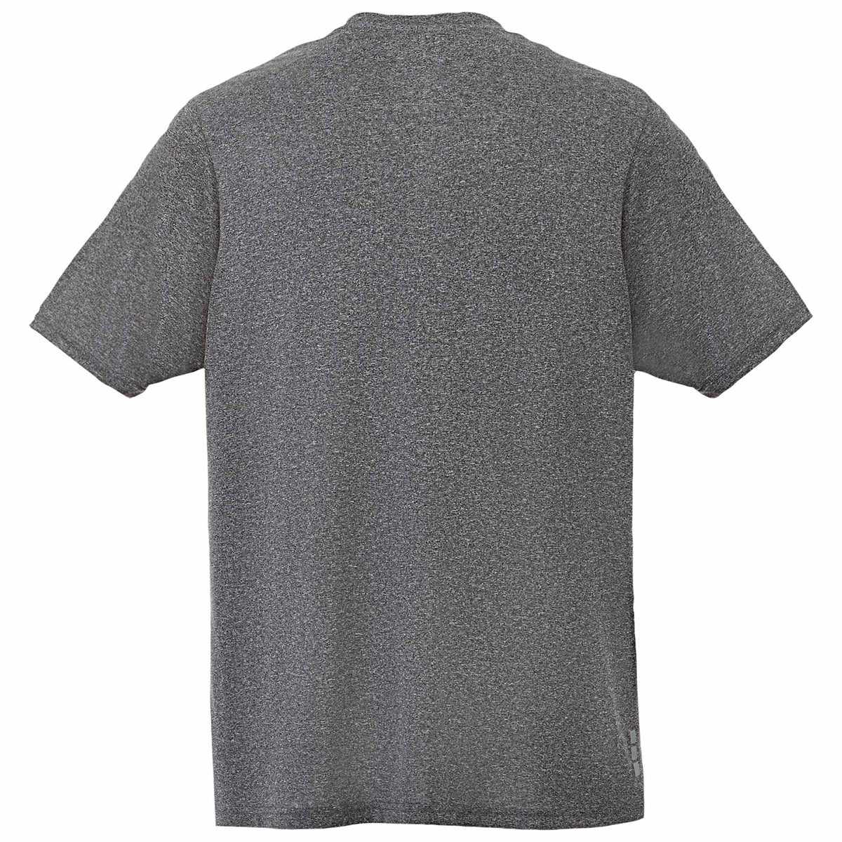 Omi Performance Tech Tee for Men Transfer - Heather Charcoal - Back Flat
