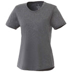 Omi Performance Tech Tee for Women Transfer - Heather Charcoal - Front Flat