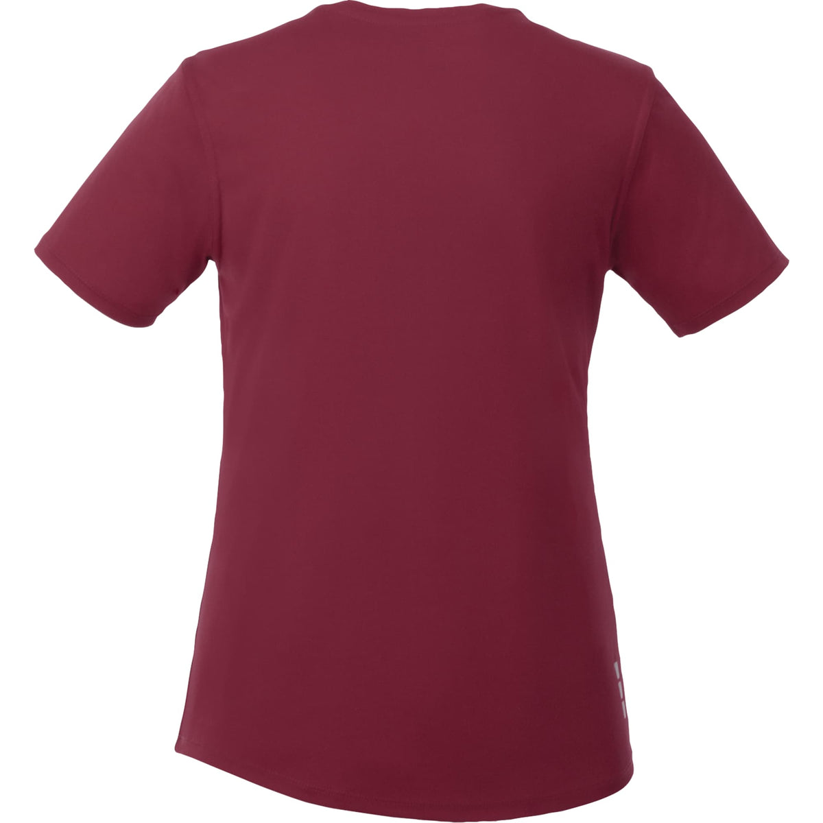 Omi Performance Tech Tee for Women Transfer - Maroon - Back Flat