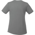Omi Performance Tech Tee for Women Transfer - Steel Grey - Back Flat