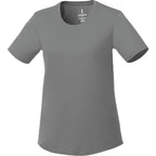 Omi Performance Tech Tee for Women Transfer - Steel Grey - Front Flat