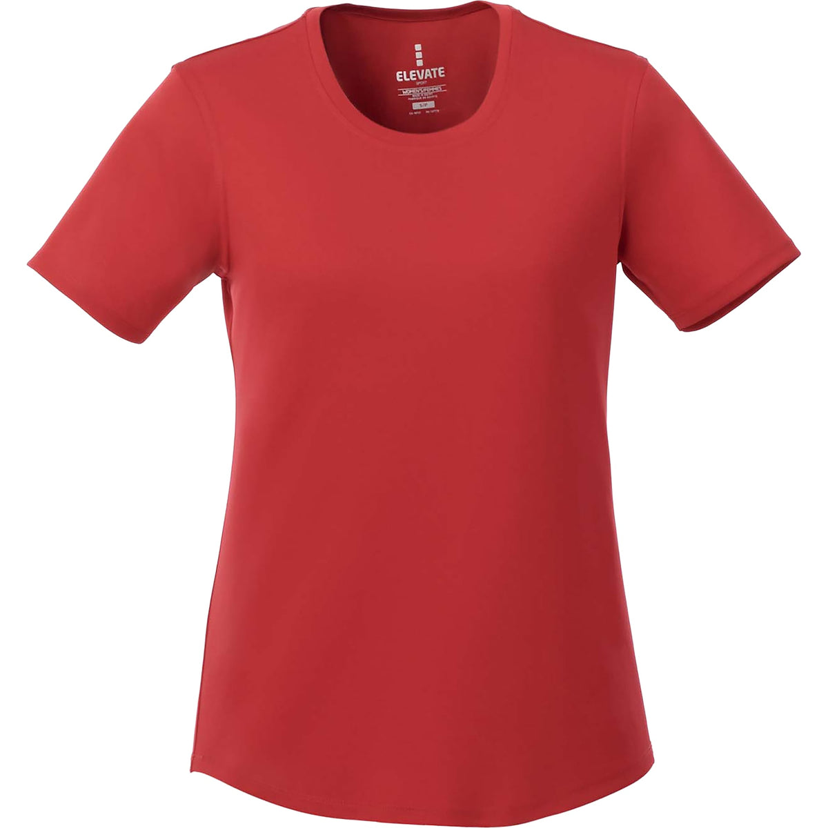 Omi Performance Tech Tee for Women Transfer - Team Red - Front