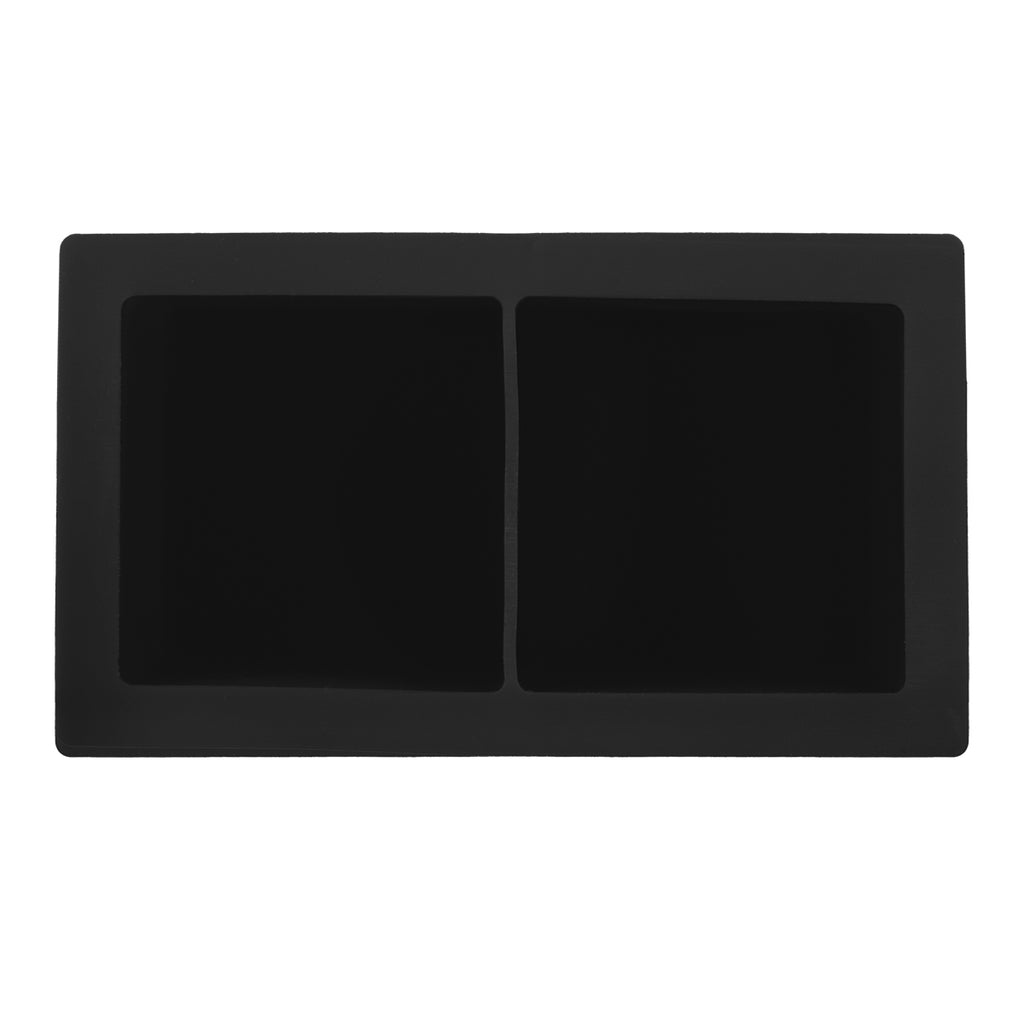 On the Rocks Tray for Ice Cubes - Black - Top