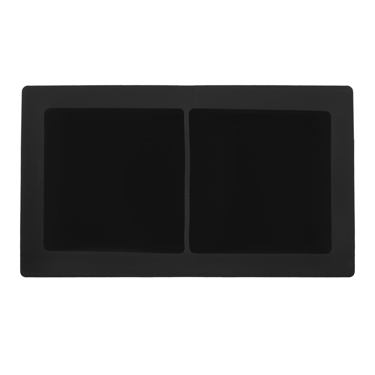 On the Rocks Tray for Ice Cubes - Black - Top