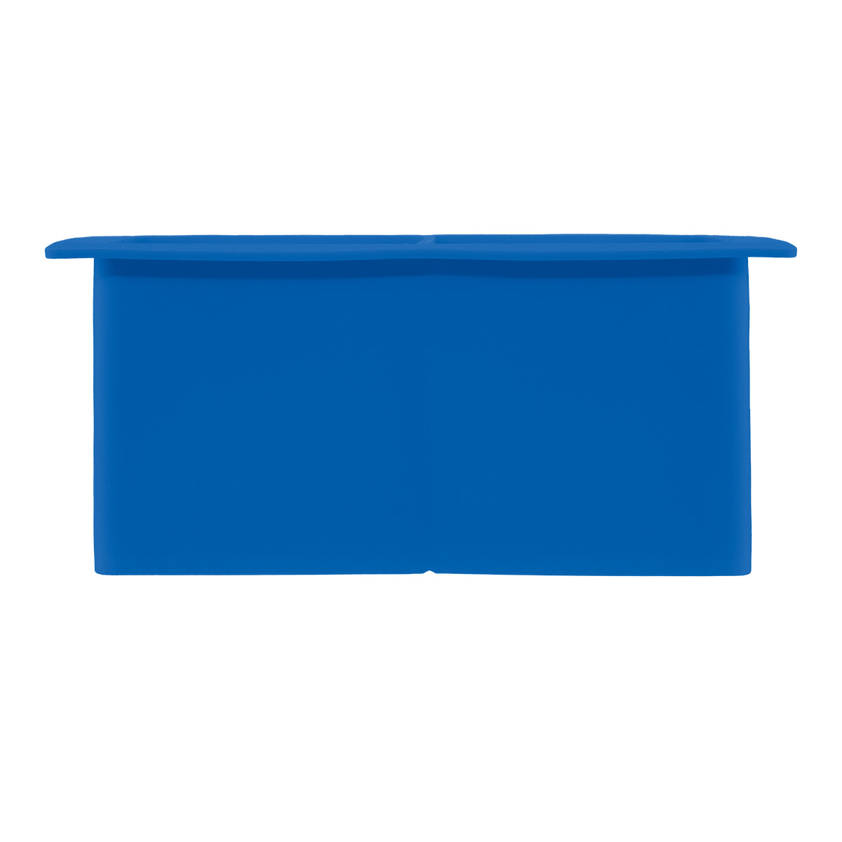 On the Rocks Tray for Ice Cubes - Blue - Front